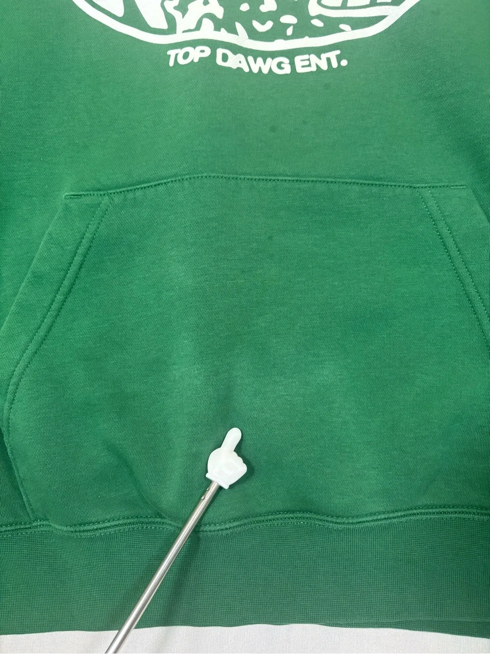 Nike x TDE Doechii Swamp Ruler Green Hoodie Size Medium FLUSH/STAIN